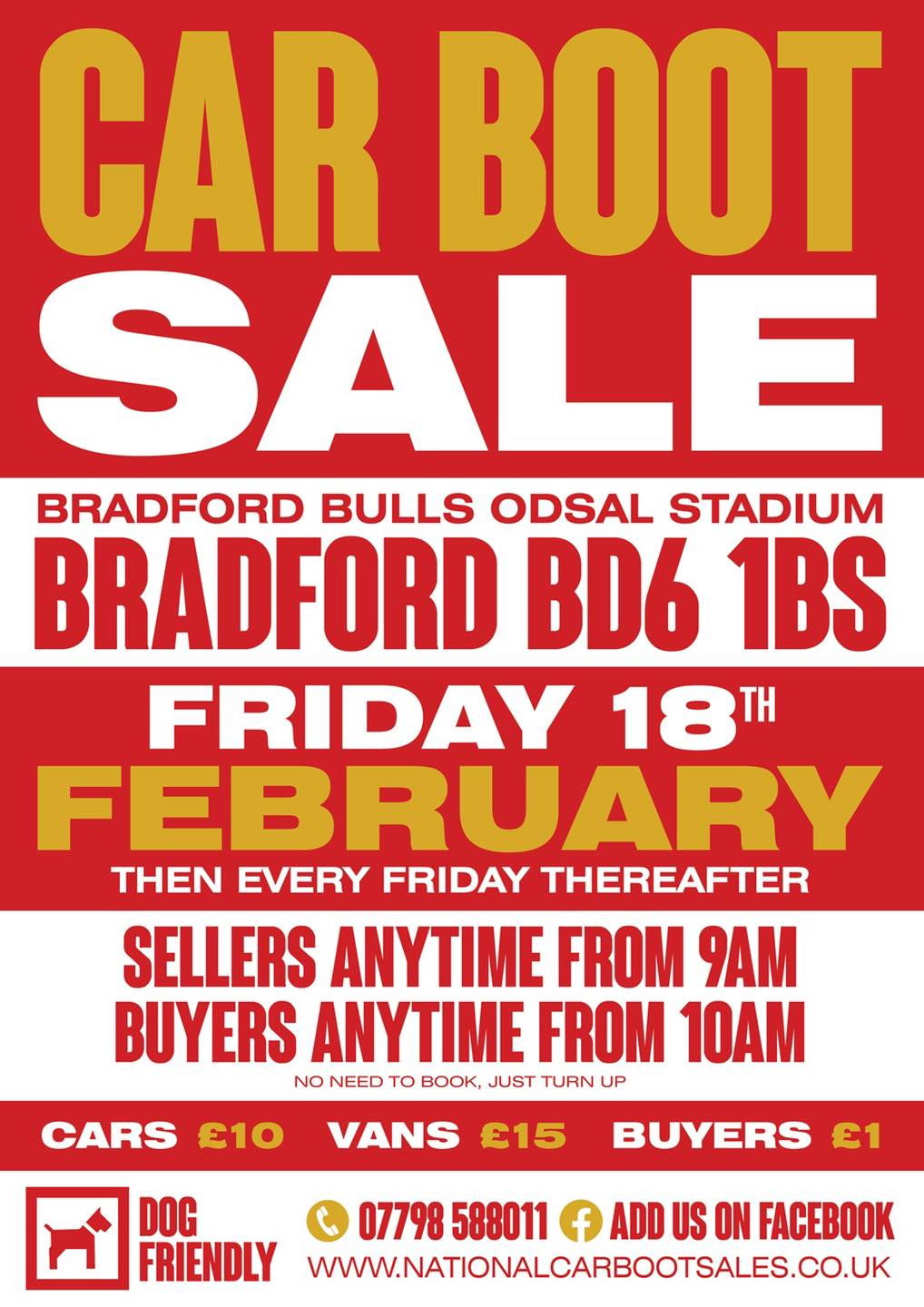 Bradford Bulls Car Boot Sale