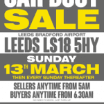 Leeds Bradford Airport Sunday Car Boot Sale